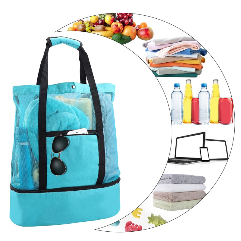 Waterdichte grote mesh strandk - Food Storage In Cooler recensie en prijs